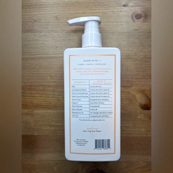 Native Sweet Peach & Nectar Hair and Body Trio - Picture 3 of 8